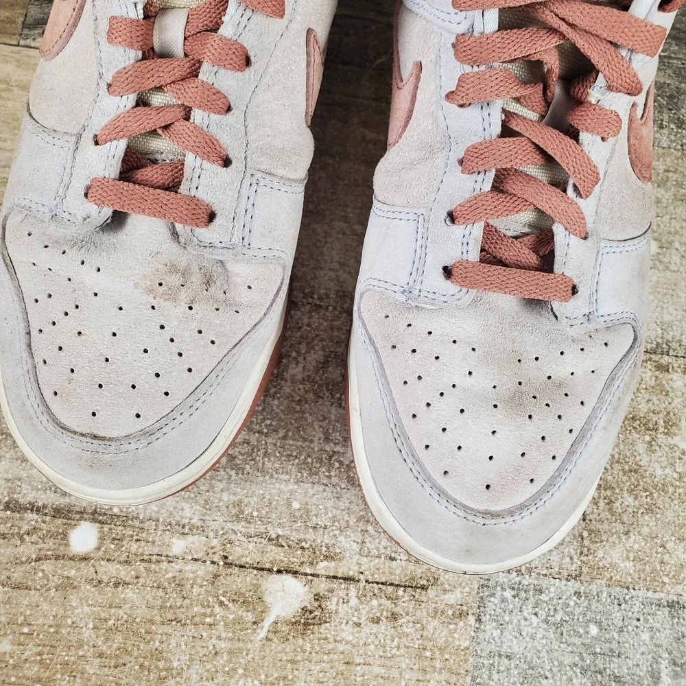 Nike Dunk Low Womens Shoes Sz 6 Skate Suede Leather Low Top Lace-Up Sneaker